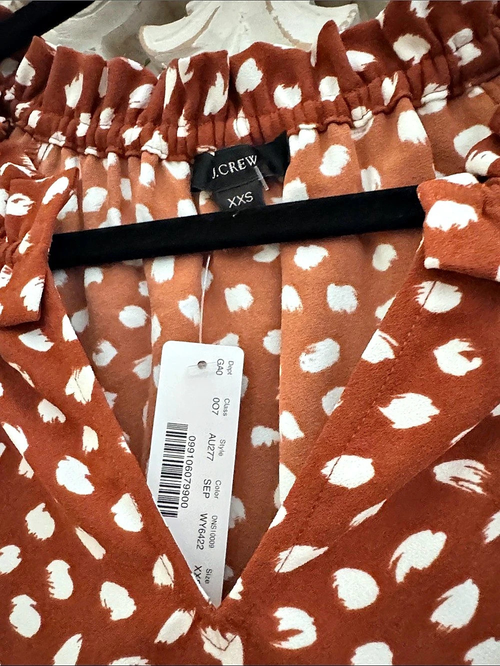 J.Crew ruffleneck top - Picture 3 of 6